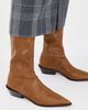 Tibi Tibi Bronson Faux Leather Boots Cognac - 3