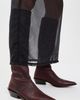 Tibi Tibi Bronson Faux Leather Boots Wine - 3