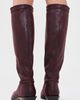Tibi Tibi Bronson Faux Leather Boots Wine - 5