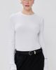 Tibi Tibi Circular Ribbed Crew Neck Pullover T-Shirt Navy XL - 2