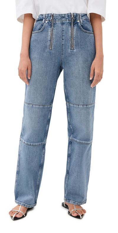 Tibi Tibi Classic Wash Denim Fischer Jeans Classic Blue