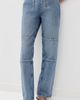 Tibi Tibi Classic Wash Denim Fischer Jeans Classic Blue - 2