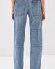 Tibi Tibi Classic Wash Denim Fischer Jeans Classic Blue - 3