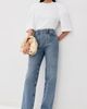 Tibi Tibi Classic Wash Denim Fischer Jeans Classic Blue - 5