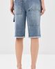 Tibi Tibi Classic Wash Newman Shorts Classic Blue - 3