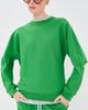 Tibi Tibi Cocoon Crewneck Sweatshirt Green - 2