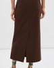Tibi Tibi Compact Pencil Skirt Brown - 3