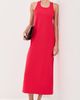 Tibi Tibi Compact Ultra Stretch Knit Sleeveless Dress Red - 5