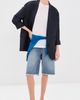 Tibi Tibi Crispy Nylon Liam Blazer NAVY - 5