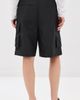 Tibi Tibi Crispy Nylon Stella Shorts Black - 3