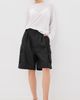 Tibi Tibi Crispy Nylon Stella Shorts Black - 5