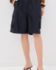 Tibi Tibi Crispy Nylon Stella Shorts Navy - 2