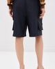 Tibi Tibi Crispy Nylon Stella Shorts Navy - 3
