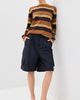 Tibi Tibi Crispy Nylon Stella Shorts Navy - 5