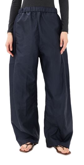 Tibi Tibi Crispy Nylon Winslow Balloon Pants Navy