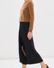 Tibi Tibi Eco Acetate Viscose Front Drape Culottes Black - 4