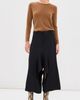 Tibi Tibi Eco Acetate Viscose Front Drape Culottes Black - 5