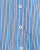 Tibi Tibi Edmund Lyocell Stripe Oversized Shirt Blue Multi - 6