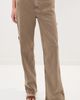 Tibi Tibi Garment Wash Stretch Twill Slouchy Carpenter Jeans Brown - 2