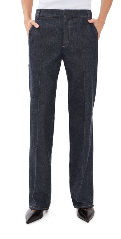 Tibi Tibi Indigo Denim Pat Petite Trouser Jeans Dark Denim