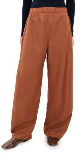 Tibi Tibi Italian Sport Winslow Pants Cocoa Powder