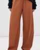 Tibi Tibi Italian Sport Winslow Pants Cocoa Powder - 2