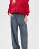 Tibi Tibi Italian Sport Winslow Petite Pants Blue Grey - 5