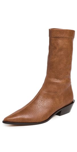 Tibi Tibi Leo Boots Cognac