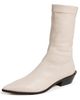 Tibi Tibi Leo Faux Leather Boots Natural - 1