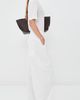 Tibi Tibi Lightweight Sweatshirting Winslow Pants White - 4