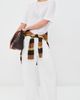 Tibi Tibi Lightweight Sweatshirting Winslow Pants White - 5