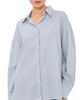 Tibi Tibi Linus Check Oversized Shirt Blue Multi - 1