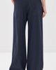 Tibi Tibi Menswear Crepon Stella Full Length Pants Navy Multi - 3