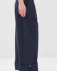 Tibi Tibi Menswear Crepon Stella Full Length Pants Navy Multi - 4