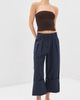 Tibi Tibi Menswear Crepon Stella Full Length Pants Navy Multi - 5