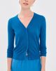 Tibi Tibi Mercerized Wool Shrunken Cardigan Bright Blue - 2