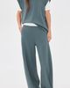 Tibi Tibi Petite Lightweight Winslow Sweatpants Blue Grey - 5