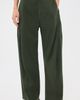 Tibi Tibi Petite Sid Reactive Garment Dyed Stretch Pants Army Green - 2