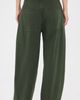 Tibi Tibi Petite Sid Reactive Garment Dyed Stretch Pants Army Green - 3