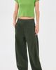 Tibi Tibi Petite Sid Reactive Garment Dyed Stretch Pants Army Green - 5