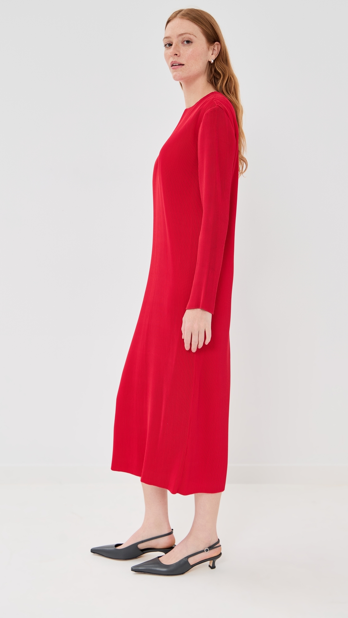 knee length dresses for ladies Harlow Jersey Strapless Midi Dress main image 0