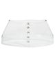 Tibi Tibi PVC Peplum Belt Clear - 1