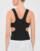 Tibi Tibi Ribbed T Racerback Tank Black - 4