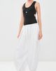 Tibi Tibi Ribbed T Racerback Tank Black - 6