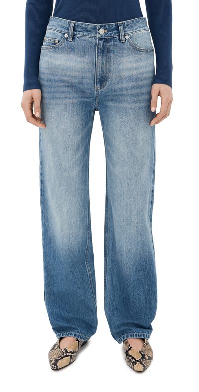 Tibi Tibi Selvedge Denim 5 Pocket Alec Jeans Classic Blue