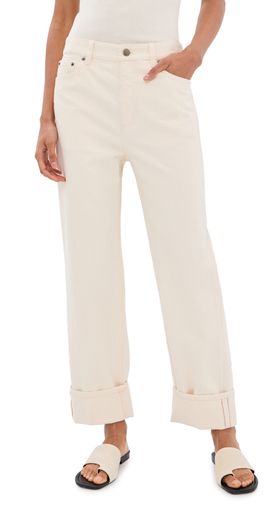 Tibi Tibi Selvedge Denim 5 Pocket Alec Jeans Natural