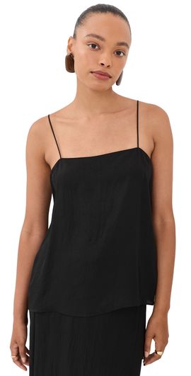 Tibi Tibi Summer Slip Cami Black
