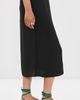 Tibi Tibi Summer Slip Wrap Skirt Black - 4