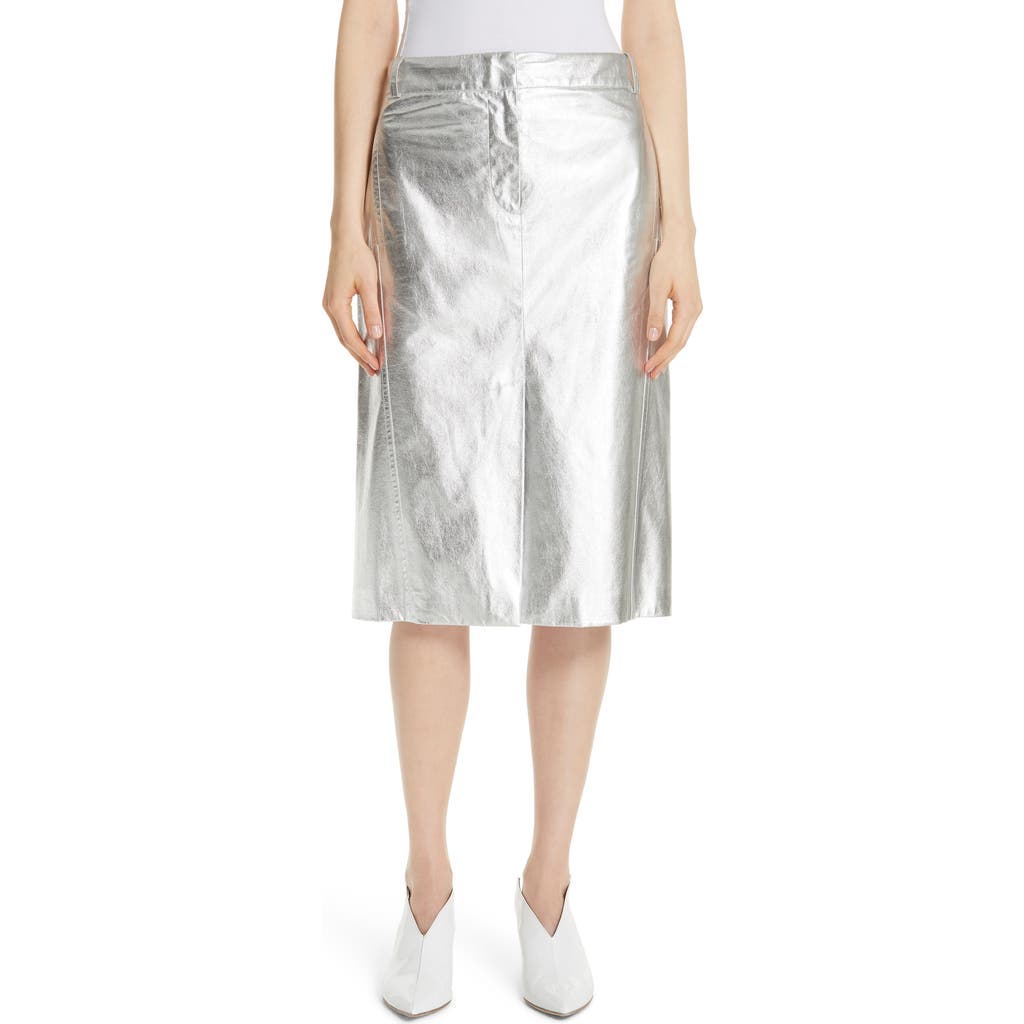 Tibi Tibi Tech Faux Leather Trouser Skirt