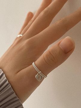 TIEDE Dangling Heart Ring